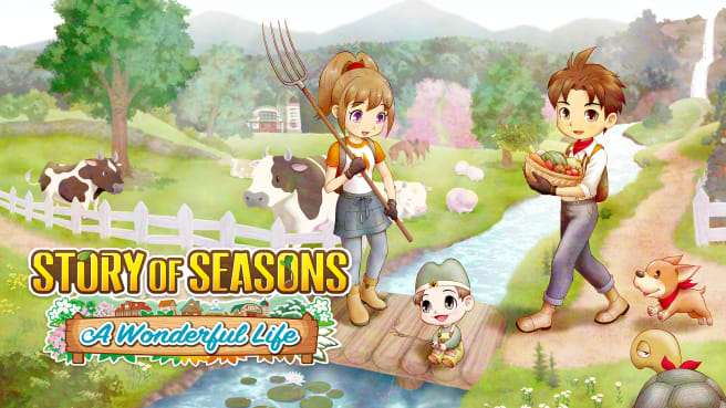 【XCZ/NSZ】牧场物语:Welcome!美丽人生(STORY OF SEASONS: A Wonderful Life)丨2023年switch游戏丨阿里云盘/百度网盘